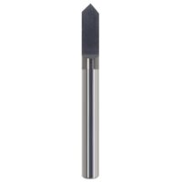 921655-2 Engraving Tool: Single End, Carbide, Bright (Uncoated), .004 in  Tip Dia., 1/2 in Lg of Cut