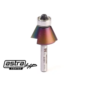 AstraHP Coated Whiteside 25 degree bevel router bit