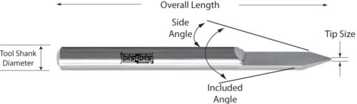 Ritchey Engraving - H.S Cutter Bit - 1/4in - Most Common – CCK