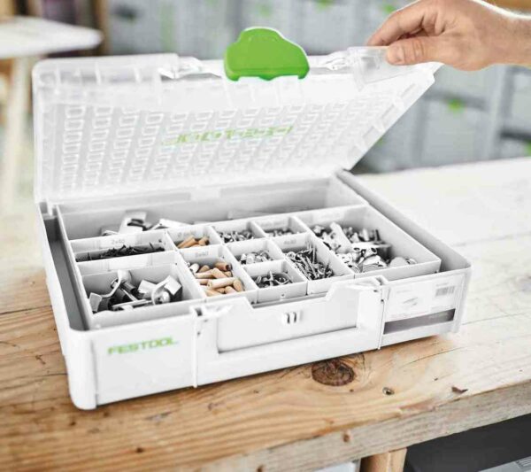 Festool SYS3 ORG systainer with clear lid