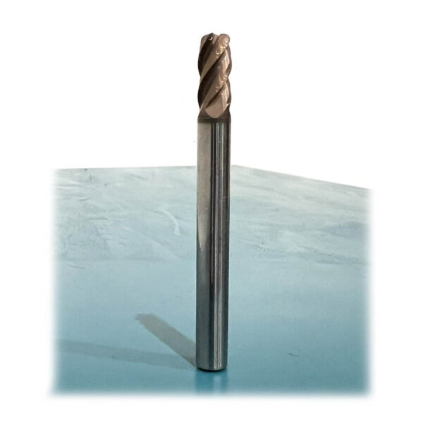 Corner Radius CNC Bit - 4 flute, 1/16" radius, 1/4" Shank - Factory Surplus